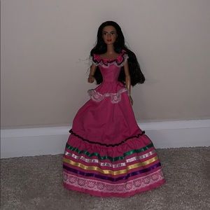 Around the world Barbie doll